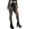 imageMakeMeChic Womens Cut Out Sexy Leggings Criss Cross Skinny Pants Party ClubwearBlack D