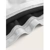 imageMakeMeChic Womens Faux Leather Top Criss Cross Ruched PU Leather Cami Tank Top VestSilver