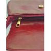imageMakeMeChic Womens Cheetah Print Purse Faux Leather Leopard Bow Y2K Flap Shoulder BagBurgundy B