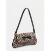 imageMakeMeChic Womens Cheetah Print Purse Faux Leather Leopard Bow Y2K Flap Shoulder BagMulticolor a