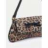 imageMakeMeChic Womens Cheetah Print Purse Faux Leather Leopard Bow Y2K Flap Shoulder BagMulticolor a