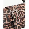 imageMakeMeChic Womens Shoulder Bags Y2K PU Leather Clutch Small Purse Hobo BagsBrown
