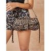 imageMakeMeChic Womens Shoulder Bags Y2K PU Leather Clutch Small Purse Hobo BagsBrown