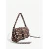 imageMakeMeChic Womens Shoulder Bags Y2K PU Leather Clutch Small Purse Hobo BagsBrown
