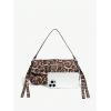 imageMakeMeChic Womens Shoulder Bags Y2K PU Leather Clutch Small Purse Hobo BagsBrown