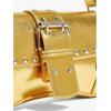 imageMakeMeChic Womens Shoulder Bags Y2K PU Leather Clutch Small Purse Hobo BagsGold