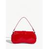imageMakeMeChic Womens Shoulder Bags Y2K PU Leather Clutch Small Purse Hobo BagsRed