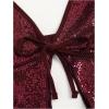 imageMakeMeChic Womens Y2K Skirt Set Leopard Print Tie Back Halter Crop Top and Ruched Mini Skirt Outfits SetBurgundy a
