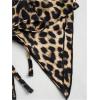 imageMakeMeChic Womens Y2K Skirt Set Leopard Print Tie Back Halter Crop Top and Ruched Mini Skirt Outfits SetMulticolor