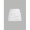 imageMakeMeChic Womens Y2K Skirt Set Leopard Print Tie Back Halter Crop Top and Ruched Mini Skirt Outfits SetWhite