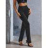 imageMakeMeChic Womens Glitter Sequin Party Leggings High Waisted Tights Stretch Skinny Pants TrousersBlack