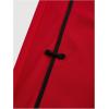 imageMakeMeChic Womens Casual Elastic Waist Wide Leg Button Straight Loose Pants Palazzo TrousersRed