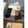 imageMakeMeChic Womens 3 Pack Linen Shorts Summer Comfy Sleep Pajama Boxer ShortsBlack Brown Apricot