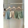 imageMakeMeChic Womens 3 Pack Linen Shorts Summer Comfy Sleep Pajama Boxer ShortsEmulticolor