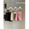 imageMakeMeChic Womens 3 Pack Linen Shorts Summer Comfy Sleep Pajama Boxer ShortsGmulticolor