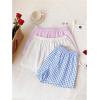 imageMakeMeChic Womens 3 Pack Linen Shorts Summer Comfy Sleep Pajama Boxer ShortsPink Blue White