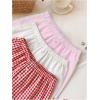 imageMakeMeChic Womens 3 Pack Linen Shorts Summer Comfy Sleep Pajama Boxer ShortsPink White Red