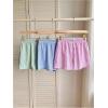 imageMakeMeChic Womens 3 Pack Linen Shorts Summer Comfy Sleep Pajama Boxer ShortsStriped Multi