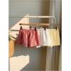 imageMakeMeChic Womens 3 Pack Linen Shorts Summer Comfy Sleep Pajama Boxer ShortsYellow White Red