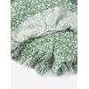 imageMakeMeChic Womens Boho Floral Print Elastic Waist Ruffle Wrap Tie Skorts Skirt SkortsMulti Green