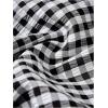 imageMakeMeChic Womens 3 Pack Plaid Boxer Shorts Y2k Elastic High Waist Lounge Gingham ShortsGreen Blue Black