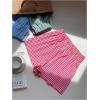 imageMakeMeChic Womens 3 Pack Plaid Boxer Shorts Y2k Elastic High Waist Lounge Gingham ShortsRed Green Blue