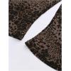 imageMakeMeChic Womens Cheetah Print Capri Leggings High Elastic Waist Y2K Knee Length LeggingsMulticolor B
