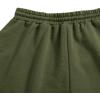 imageMakeMeChic Womens Elastic Waist Drawstring Sweat Shorts Workout Running Track ShortsArmy Green
