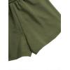 imageMakeMeChic Womens Elastic Waist Drawstring Sweat Shorts Workout Running Track ShortsArmy Green