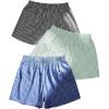 imageMakeMeChic Womens 3 Pack Plaid Boxer Shorts Y2k Elastic High Waist Lounge Gingham ShortsGreen Blue Black
