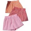 Pink Plaid Striped