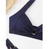 imageMakeMeChic Halter Bikini Sets for Women Sexy Micro Bikini Bathing Suit Two Piece Swimsuits 2025Blue