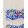 imageMakeMeChic Womens 2 Piece Bandeau Swimsuit Floral Cut Out Bikini Set Strapless Bathing SuitsRandom Floral