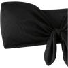 imageMakeMeChic Womens Bandeau Bikini Top Knot Front Strapless Swimsuit Bathing TopsBlack