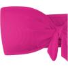 imageMakeMeChic Womens Bandeau Bikini Top Knot Front Strapless Swimsuit Bathing TopsHot Pink