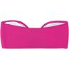 imageMakeMeChic Womens Bandeau Bikini Top Knot Front Strapless Swimsuit Bathing TopsHot Pink