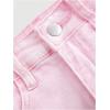 imageMakeMeChic Womens Denim Skirt High Waist Bow Pocket Bodycon Y2K Mini Jean SkirtsLight Pink