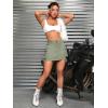 imageMakeMeChic Womens Denim Skirt Y2K Denim Skort Low Rise Mini Jean SkirtArmy Green C