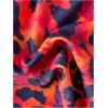 imageMakeMeChic Womens Floral Print 2 Piece Bikini Sets Tie Back Triangle Thong Bathing Suit SwimsuitRed Leopard