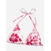 imageMakeMeChic Womens Halter Triangle Bikini Sets Leopard 3 Piece Swimsuit Bathing Suit Cover Up SkirtA Multi