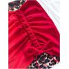 imageMakeMeChic Womens Halter Triangle Bikini Sets Leopard 3 Piece Swimsuit Bathing Suit Cover Up SkirtBrown