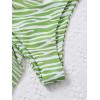 imageMakeMeChic Womens Halter Triangle Bikini Sets Leopard 3 Piece Swimsuit Bathing Suit Cover Up SkirtGreen