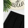 imageMakeMeChic Womens Sheer Mesh Swim Cover Up Swimsuit Beach Cover Up SkirtBlack