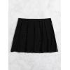 imageMakeMeChic Womens Sheer Mesh Swim Cover Up Swimsuit Beach Cover Up SkirtBlack