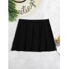 imageMakeMeChic Womens Sheer Mesh Swim Cover Up Swimsuit Beach Cover Up SkirtBlack