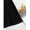 imageMakeMeChic Womens Sheer Mesh Swim Cover Up Swimsuit Beach Cover Up SkirtBlack