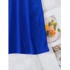 imageMakeMeChic Womens Sheer Mesh Swim Cover Up Swimsuit Beach Cover Up SkirtRoyal Blue B