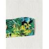 imageMakeMeChic Womens Strapless Bikini Top Floral Print Bandeau Swimsuit Bikini TopsGreen