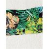 imageMakeMeChic Womens Strapless Bikini Top Floral Print Bandeau Swimsuit Bikini TopsGreen
