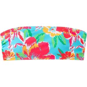 imageMakeMeChic Womens Strapless Bikini Top Floral Print Bandeau Swimsuit Bikini TopsMulticolor a